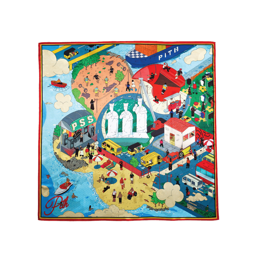 Pith 'Lagos' Scarf