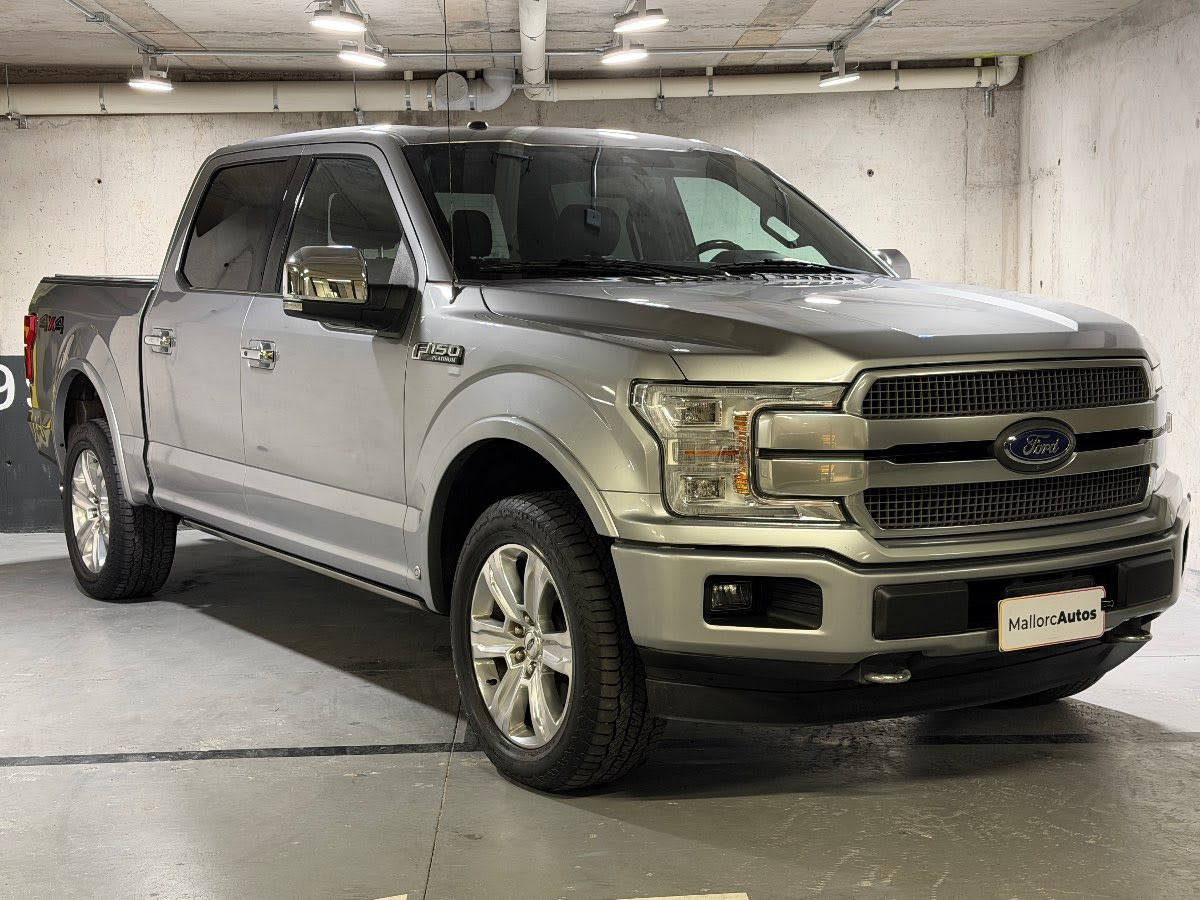 2021 Ford F150 PLATINUM 4X4 3.5 AUT F150 Gris Plata - Imagen 1