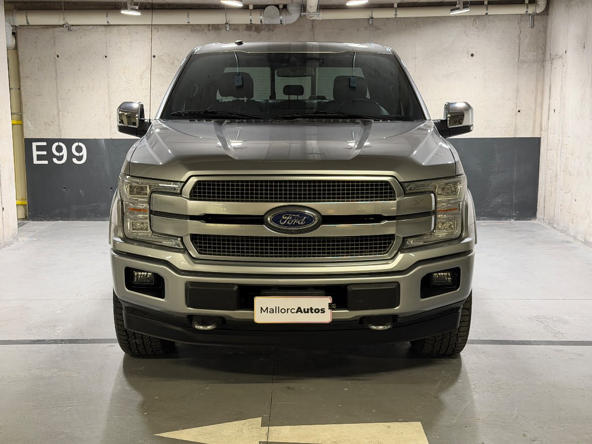 2021 Ford F150 PLATINUM 4X4 3.5 AUT F150 Gris Plata - Miniatura 2