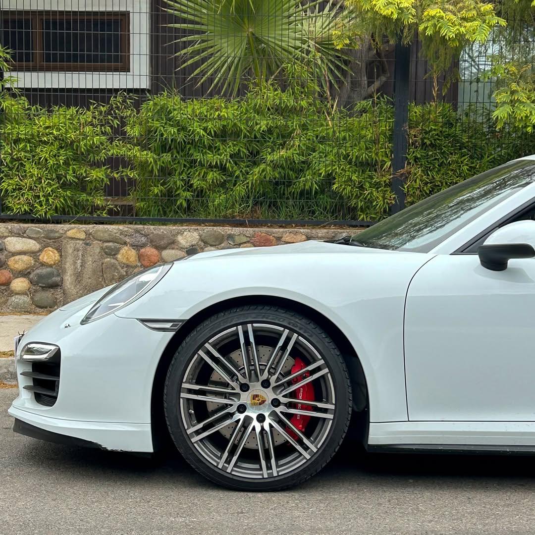 2015 Porsche 911 TURBO Blanco - Miniatura 3