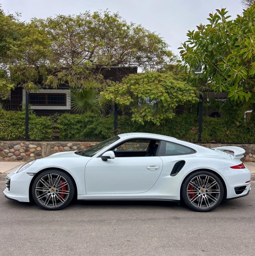 2015 Porsche 911 TURBO Blanco - Miniatura 4