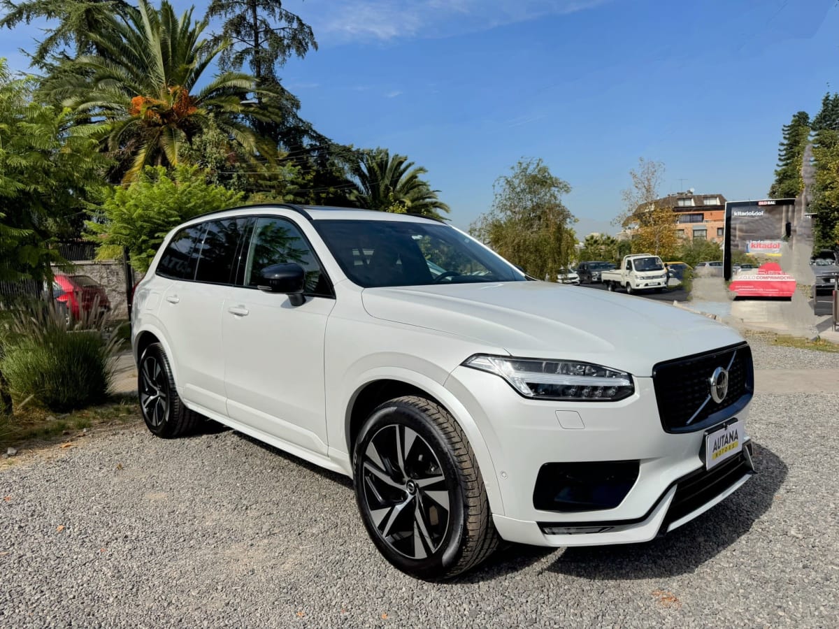 2022 Volvo Xc90 T6 R-DESIGN Blanco - Miniatura 3