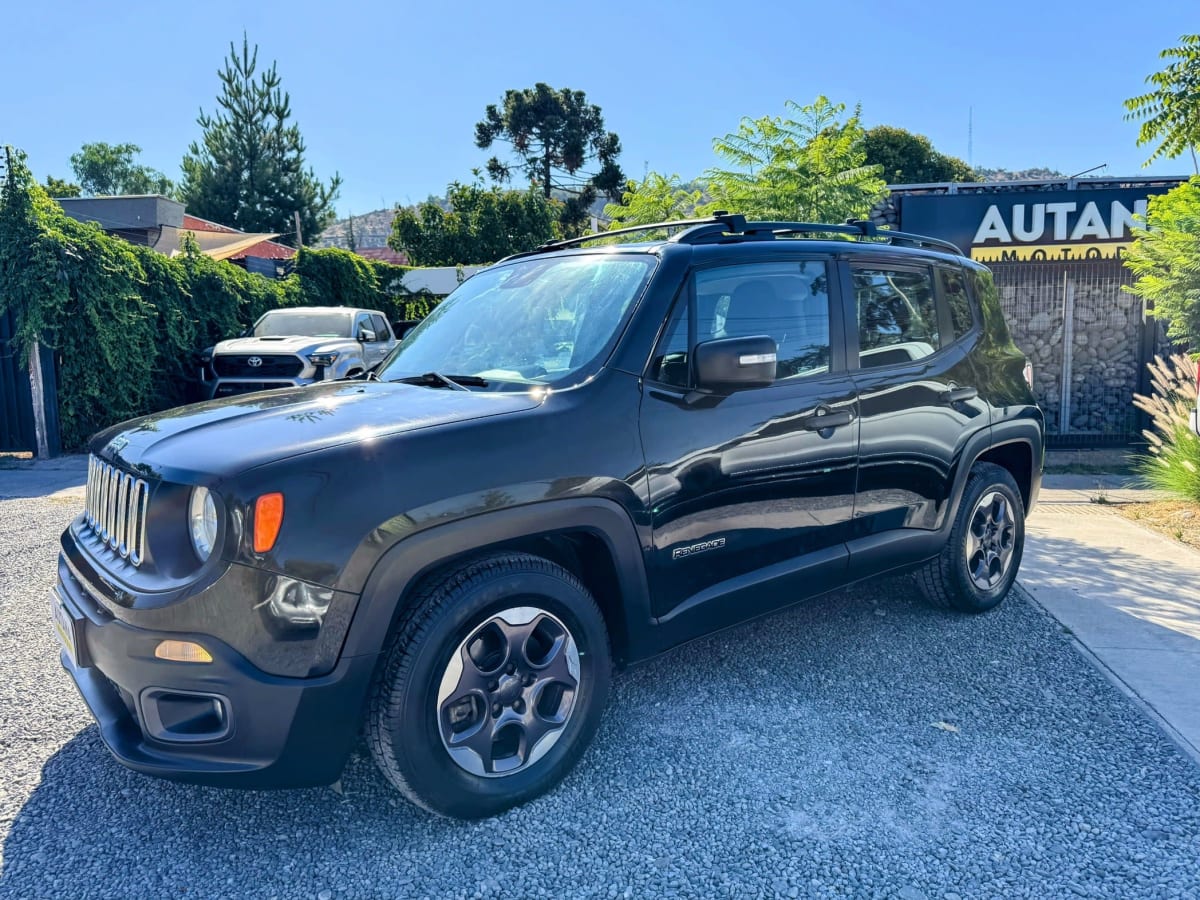 2018 Jeep Renegade Lx SPORT Negro - Imagen 1