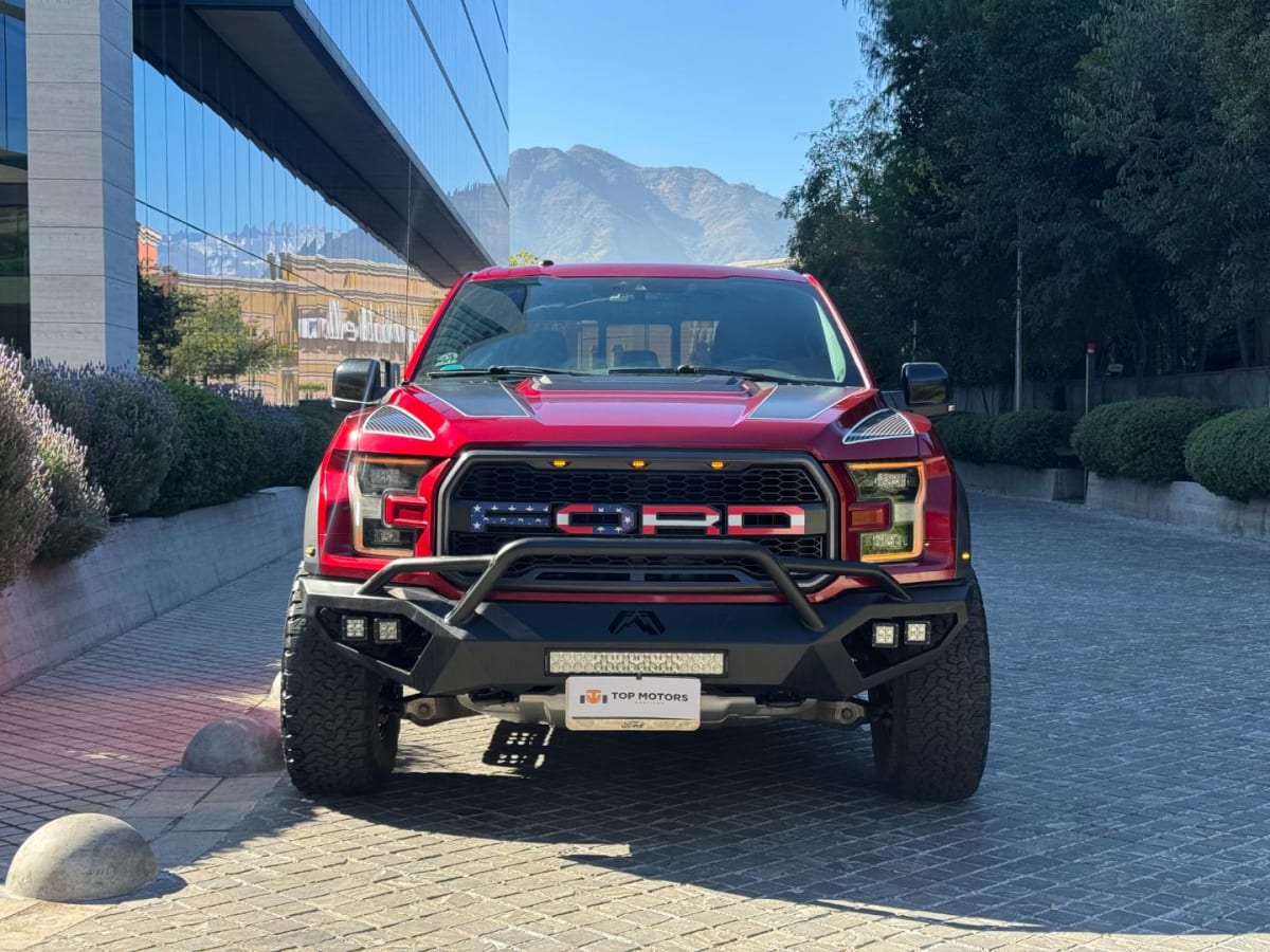 2019 Ford F150 RAPTOR 3.5 AUT 4X4 Rojo - Miniatura 2