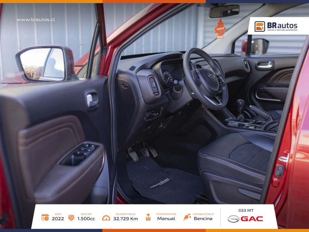 2022 GAC MOTOR GS3 MT 1.5 Rojo - Miniatura 9