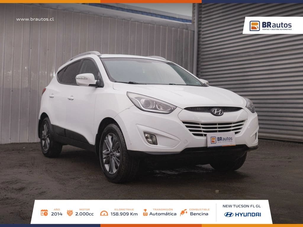 2014 Hyundai Tucson NEW FL GL 2.0 AT Blanco - Miniatura 3