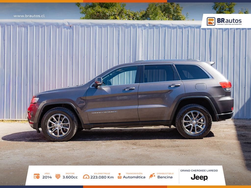 2014 Jeep Grand Cherokee 3.6 LAREDO SPRING 4X4 AT 5P Gris - Miniatura 5