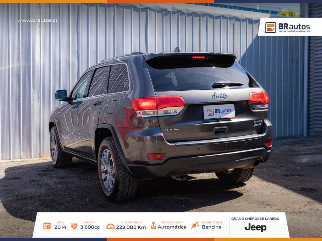 2014 Jeep Grand Cherokee 3.6 LAREDO SPRING 4X4 AT 5P Gris - Miniatura 8