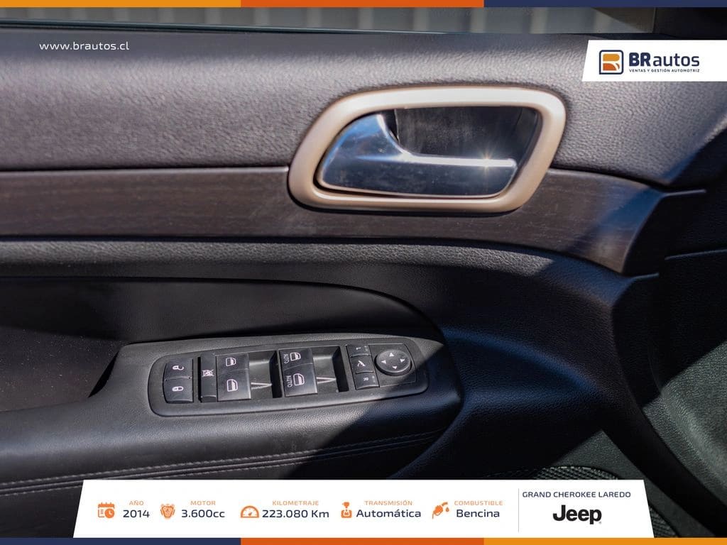 2014 Jeep Grand Cherokee 3.6 LAREDO SPRING 4X4 AT 5P Gris - Miniatura 10