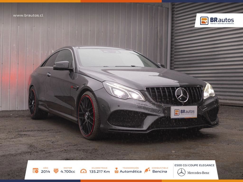 2014 Mercedes-Benz E 500 CGI COUPE ELEGANCE 4.7 mt Negro - Miniatura 3