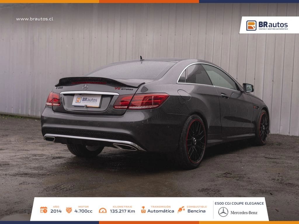 2014 Mercedes-Benz E 500 CGI COUPE ELEGANCE 4.7 mt Negro - Miniatura 7