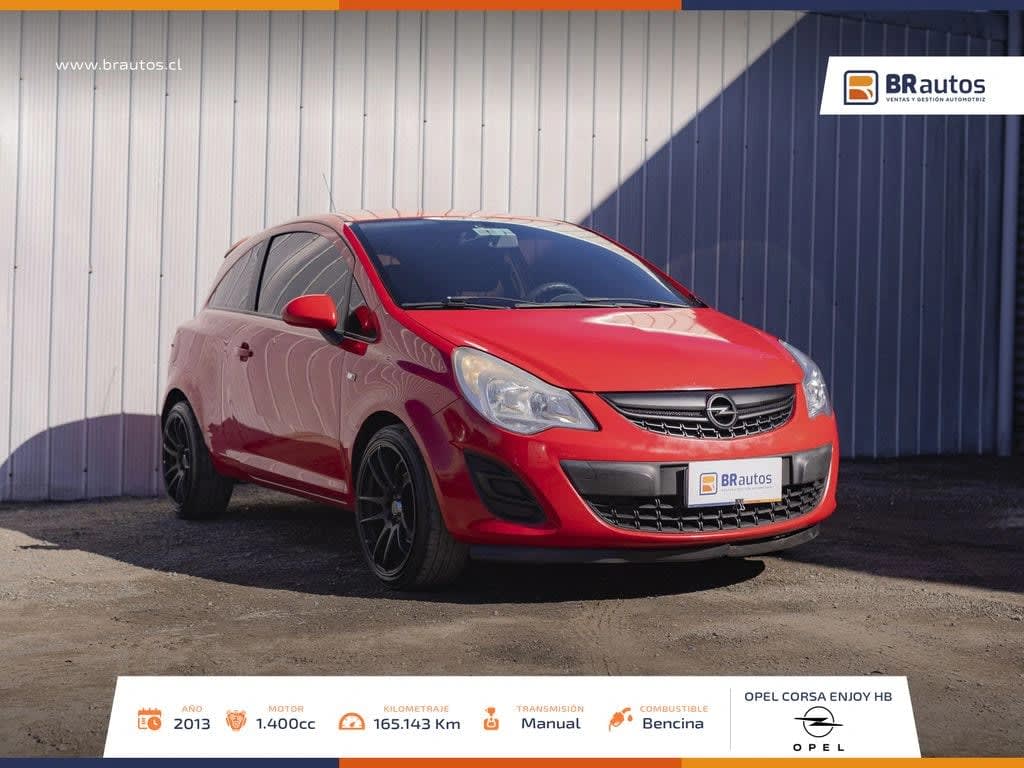 2013 Opel Corsa ENJOY HB Rojo - Miniatura 3