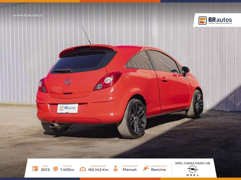 2013 Opel Corsa ENJOY HB Rojo - Miniatura 6