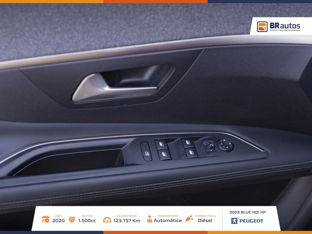 2020 Peugeot 3008 BLUE HDI HP 1.5 AUT Rojo - Miniatura 10