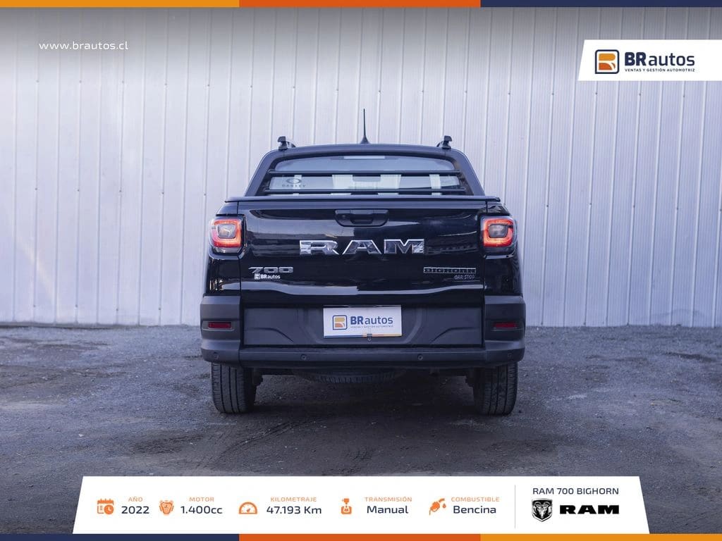 2022 RAM 700 BIGHORN CD 1.4 Negro - Miniatura 7