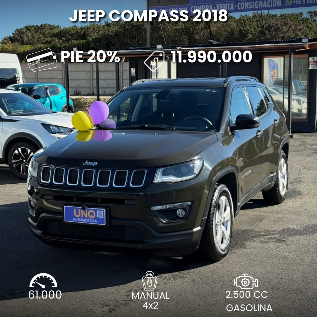 2018 Jeep Compass 2.5 - Imagen 1