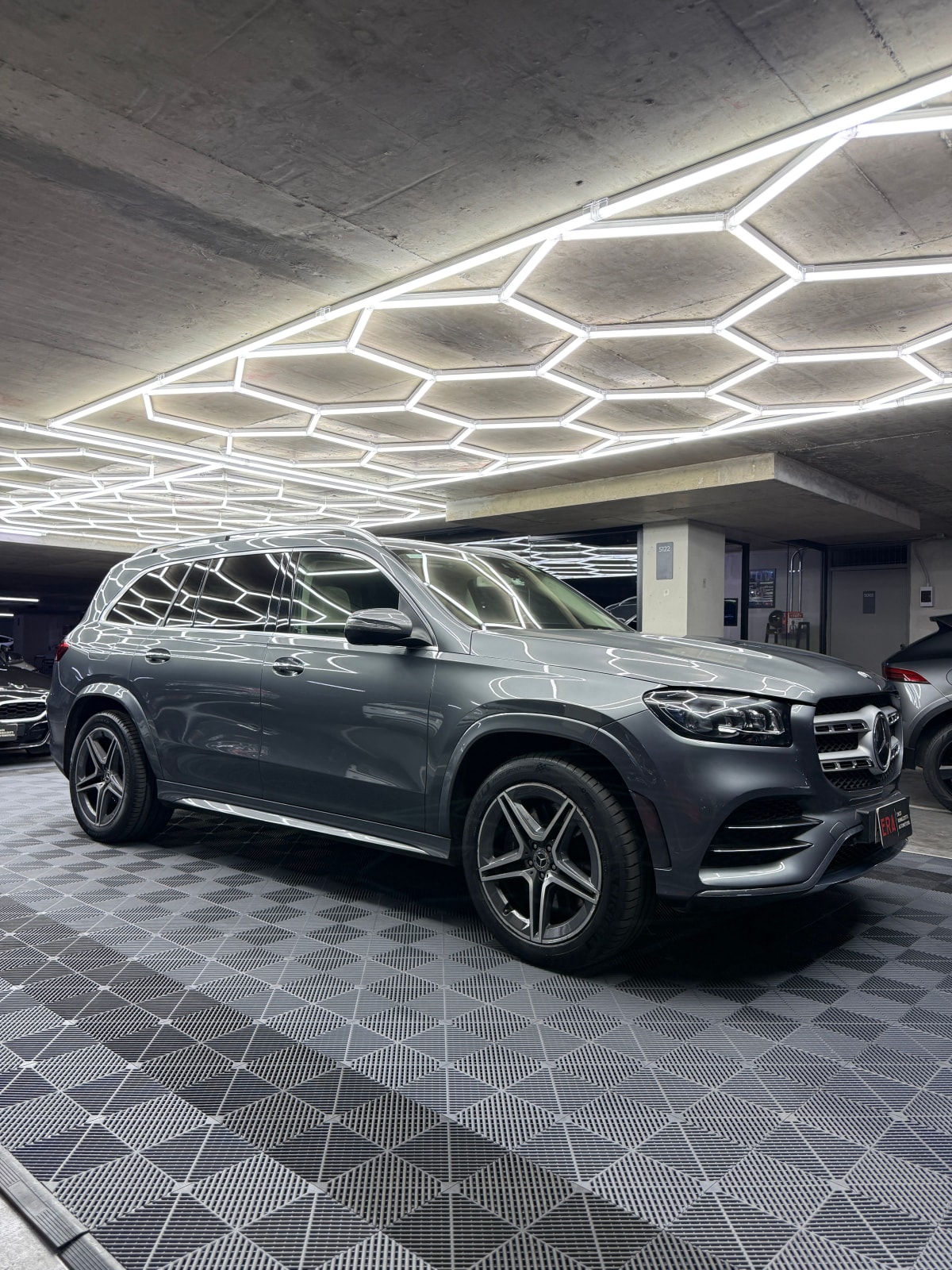 2021 Mercedes-benz Gls 400 Gris - Imagen 1