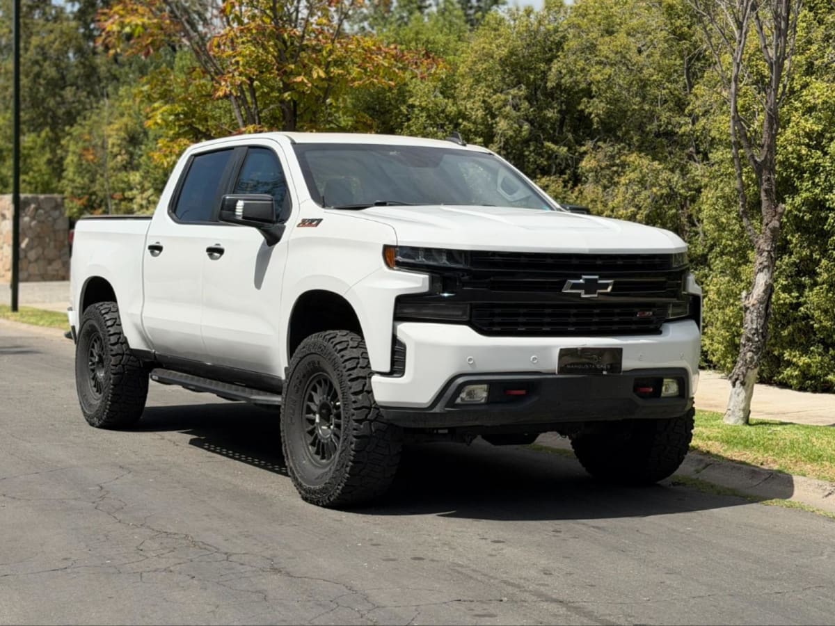 2020 Chevrolet Silverado 5.3 Trailboss Blanco - Miniatura 4