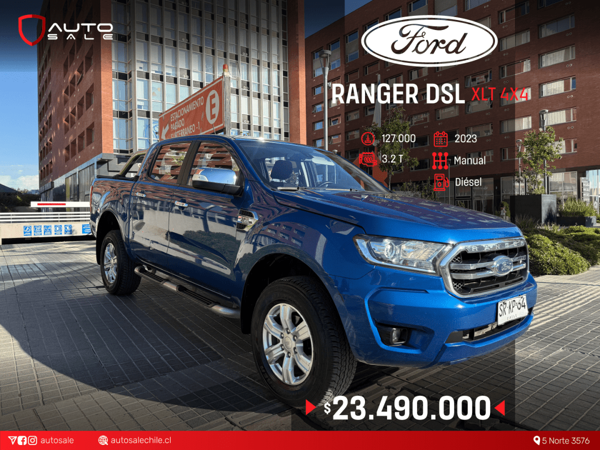 2023 Ford Ranger Xlt Ranger Azul - Imagen 1