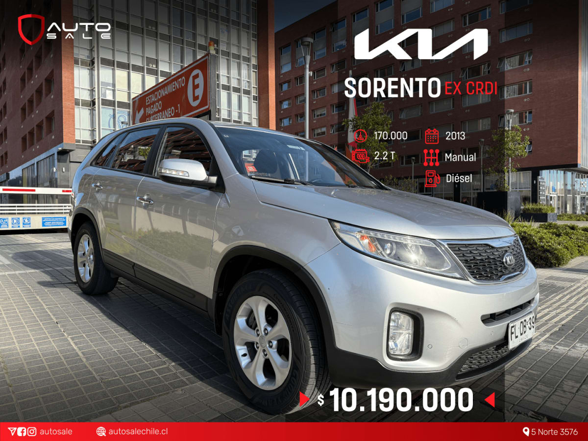 2013 Kia Motors Sorento Ex Sorento Gris - Imagen 1