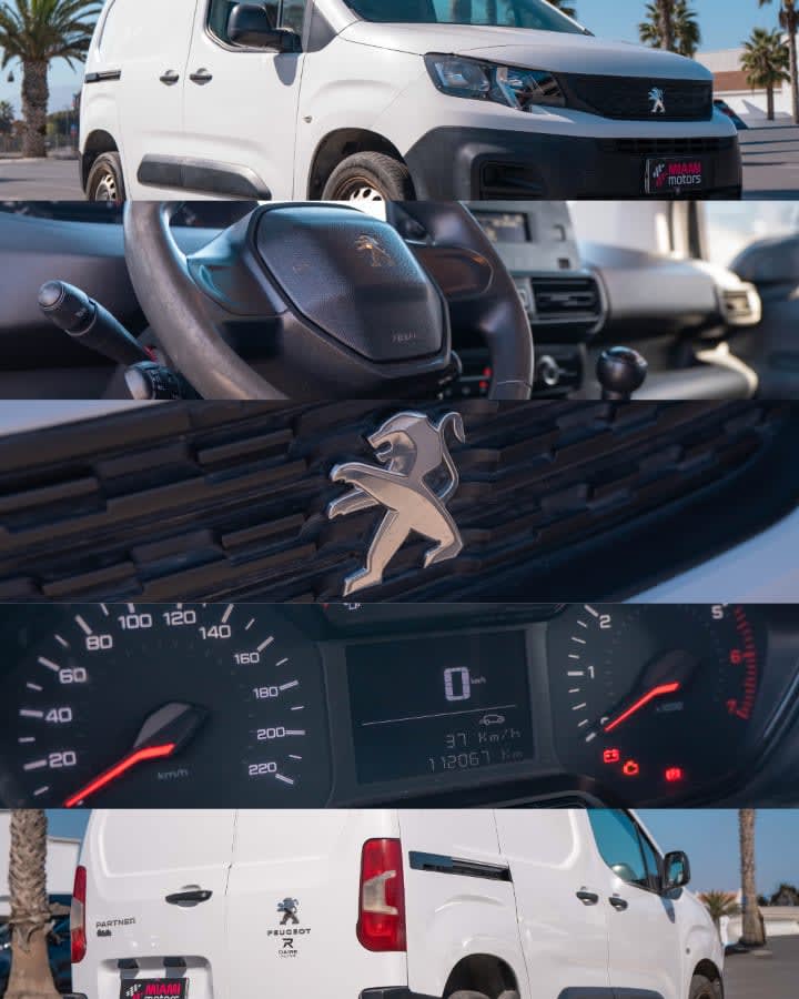 2021 Peugeot PARTNER HDI 92 L1 1.6 Blanco - Miniatura 3