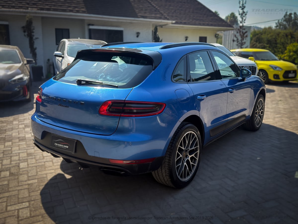 2016 Porsche MACAN Azul - Miniatura 4