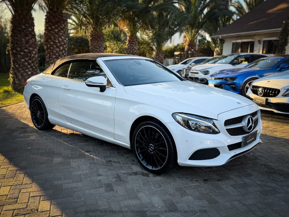 2017 Mercedes-Benz C200 CABRIOLET Blanco - Miniatura 3
