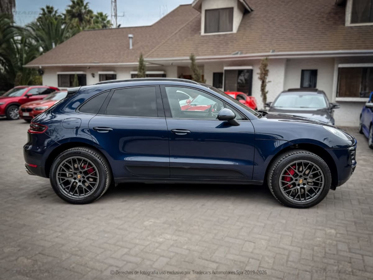 2015 Porsche MACAN S Azul - Miniatura 3