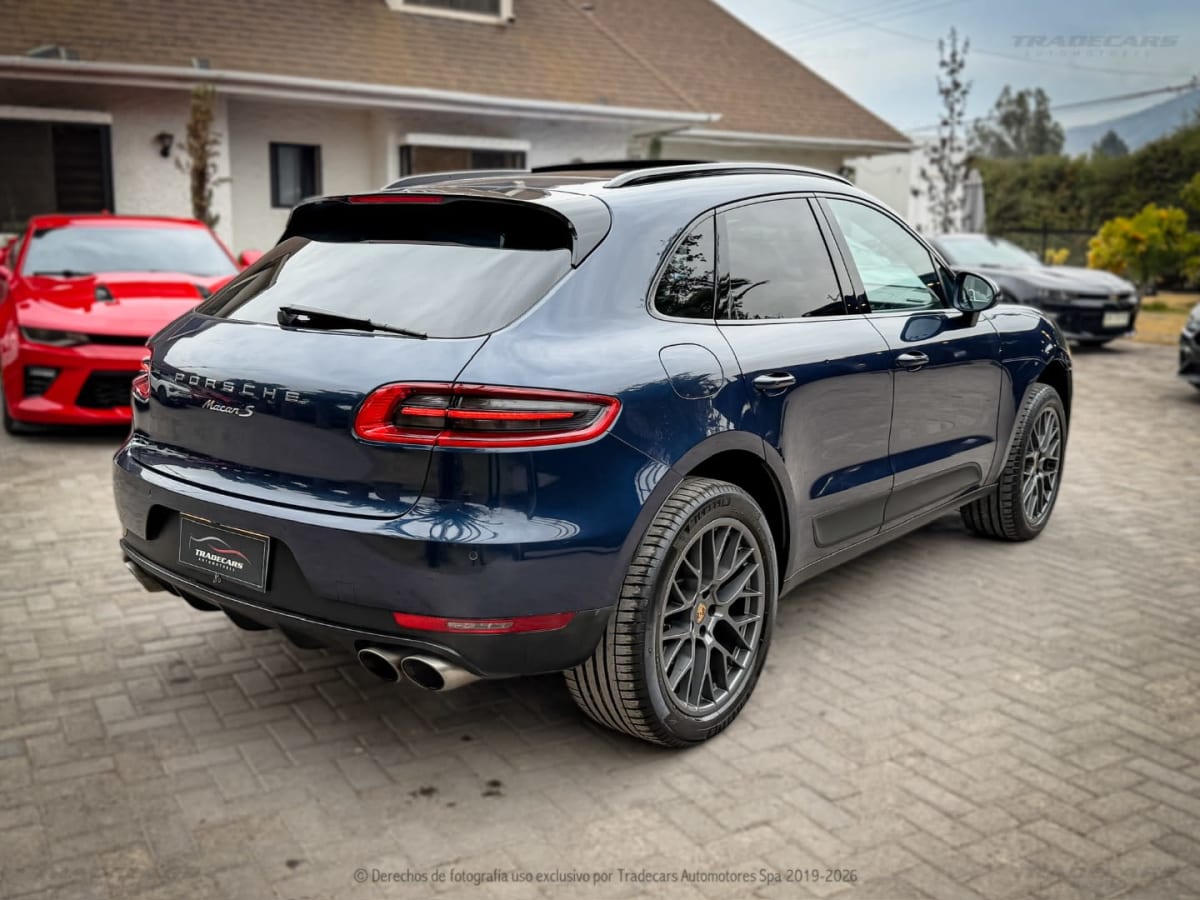 2015 Porsche MACAN S Azul - Miniatura 4