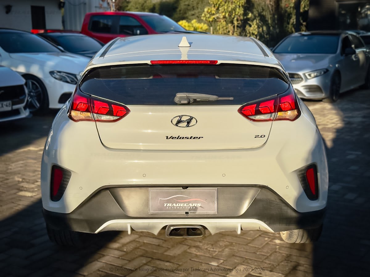 2019 Hyundai VELOSTER Blanco - Miniatura 4