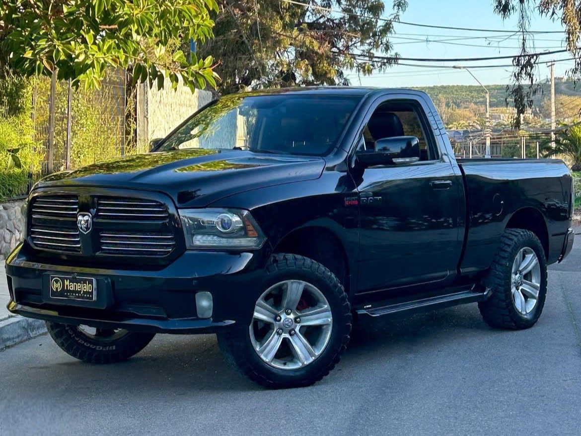 2014 Dodge RAM 1500 5.7 HEMI CABINA SIMPLE🇺🇸 Negro - Imagen 1