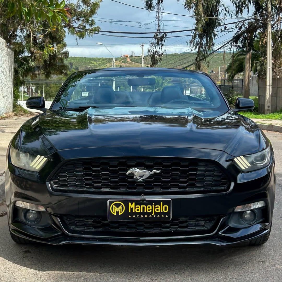 2017 Ford MUSTANG ECOBOOST CABRIOLET 🇺🇸 Negro - Miniatura 2