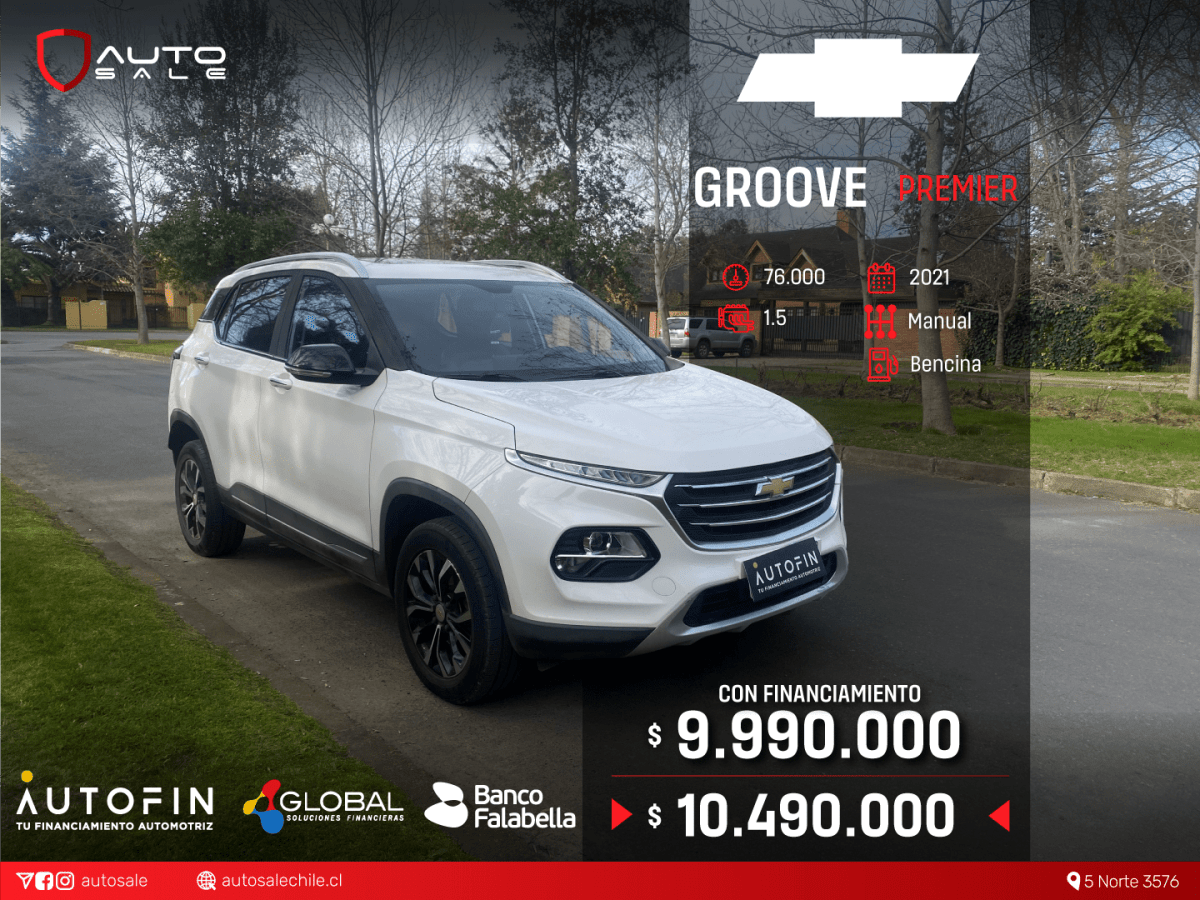2021 Chevrolet Groove Premiere Blanco - Imagen 1