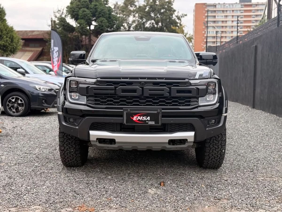 2025 Ford Ranger Raptor Camioneta Negro - Miniatura 3