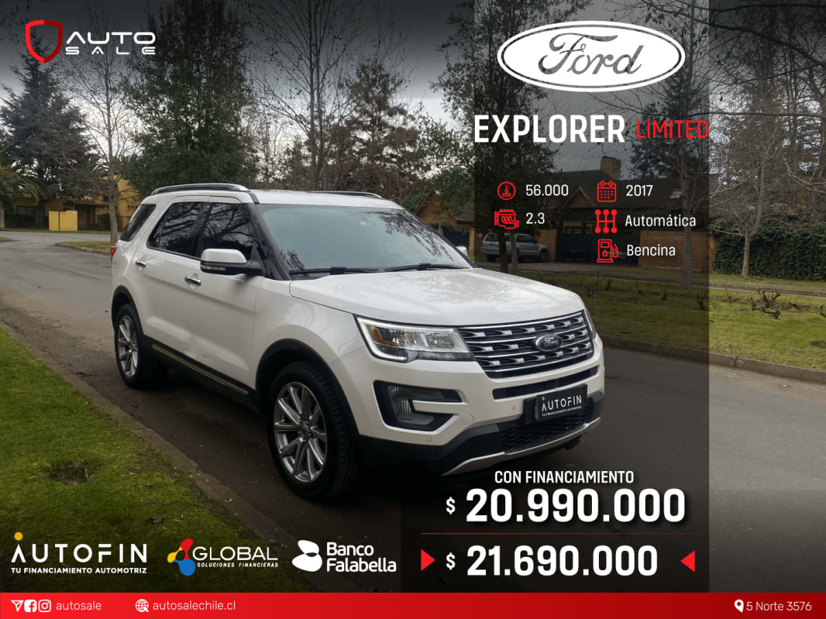 2017 Ford Explorer Blanco - Imagen 1
