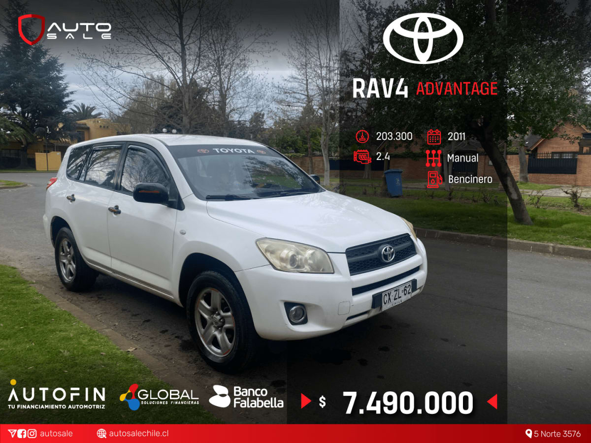 2011 Toyota RAV4 Blanco - Imagen 1