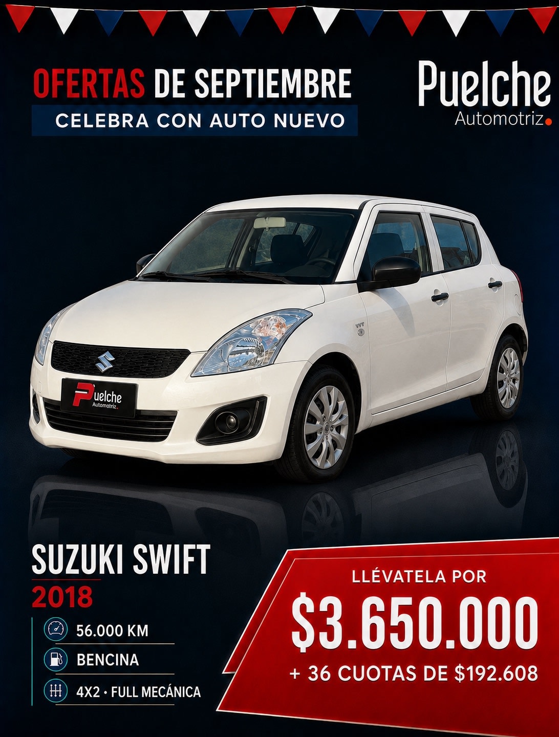 2018 Suzuki Swift Full - Imagen 1