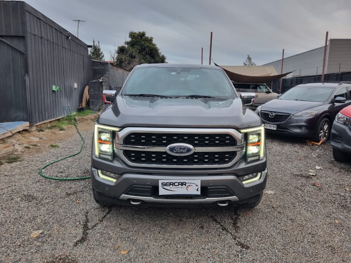 2022 Ford F150 PLATINUM Gris - Miniatura 2