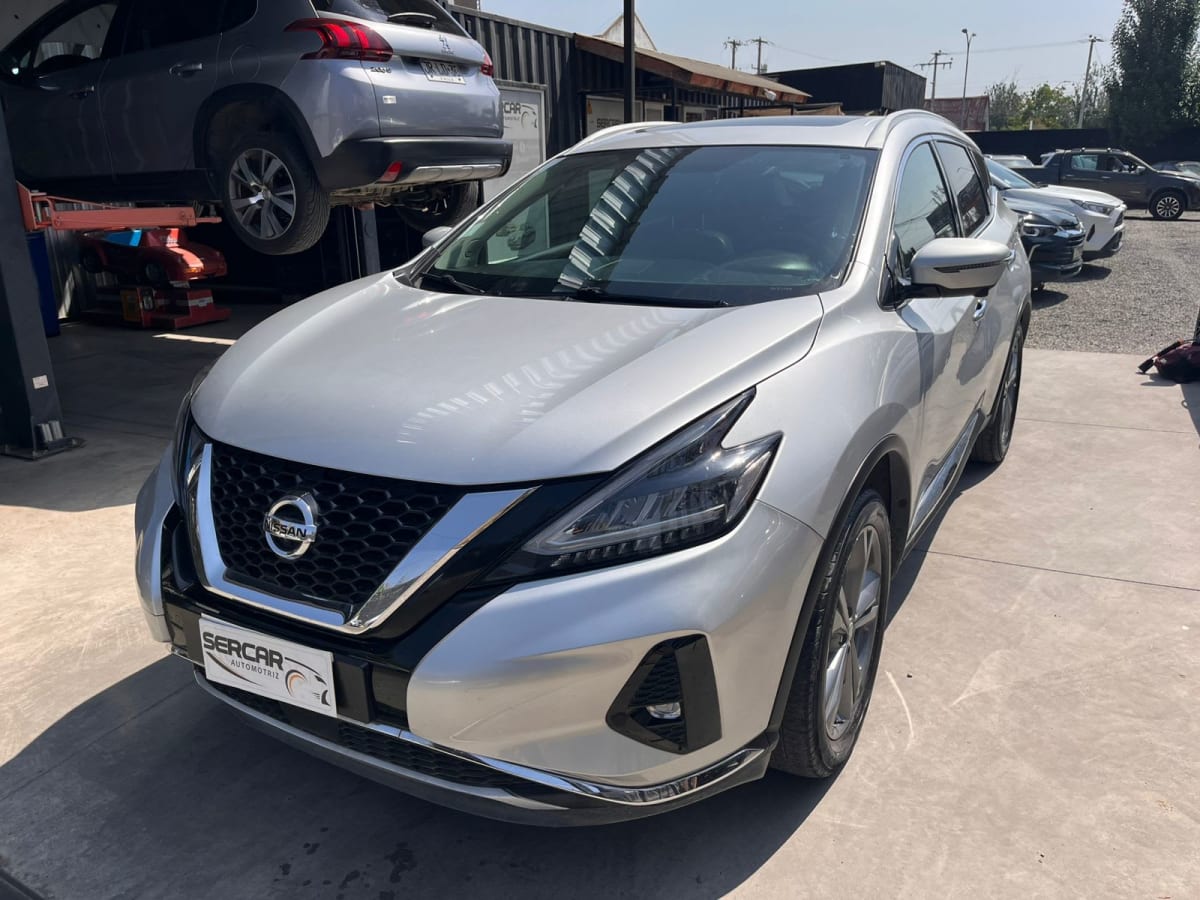 2021 NISSAN MURANO Z52 4X4 3.5 AUT EXCLUSIVE PLATEADO PLATA - Miniatura 2