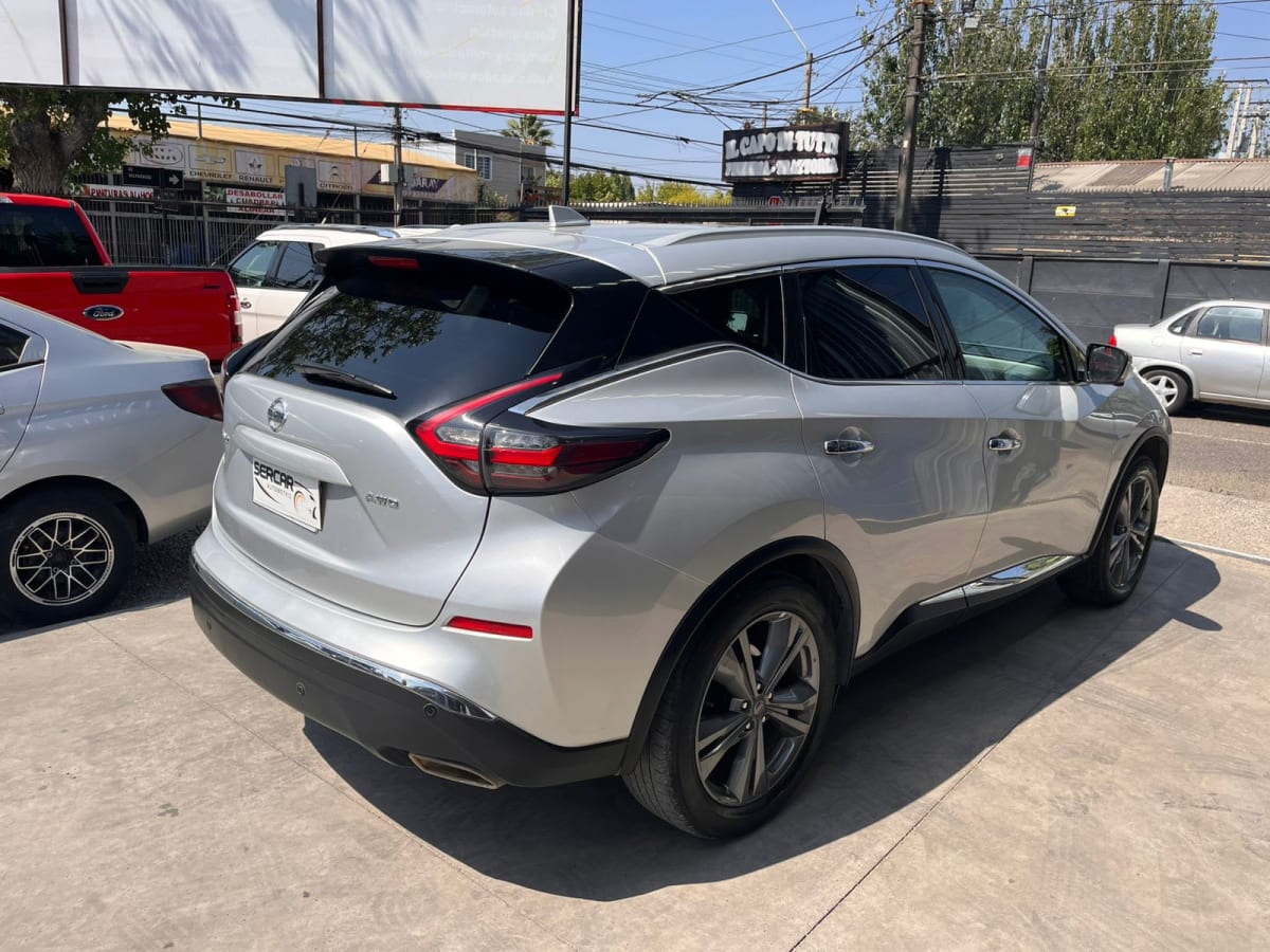 2021 NISSAN MURANO Z52 4X4 3.5 AUT EXCLUSIVE PLATEADO PLATA - Miniatura 10