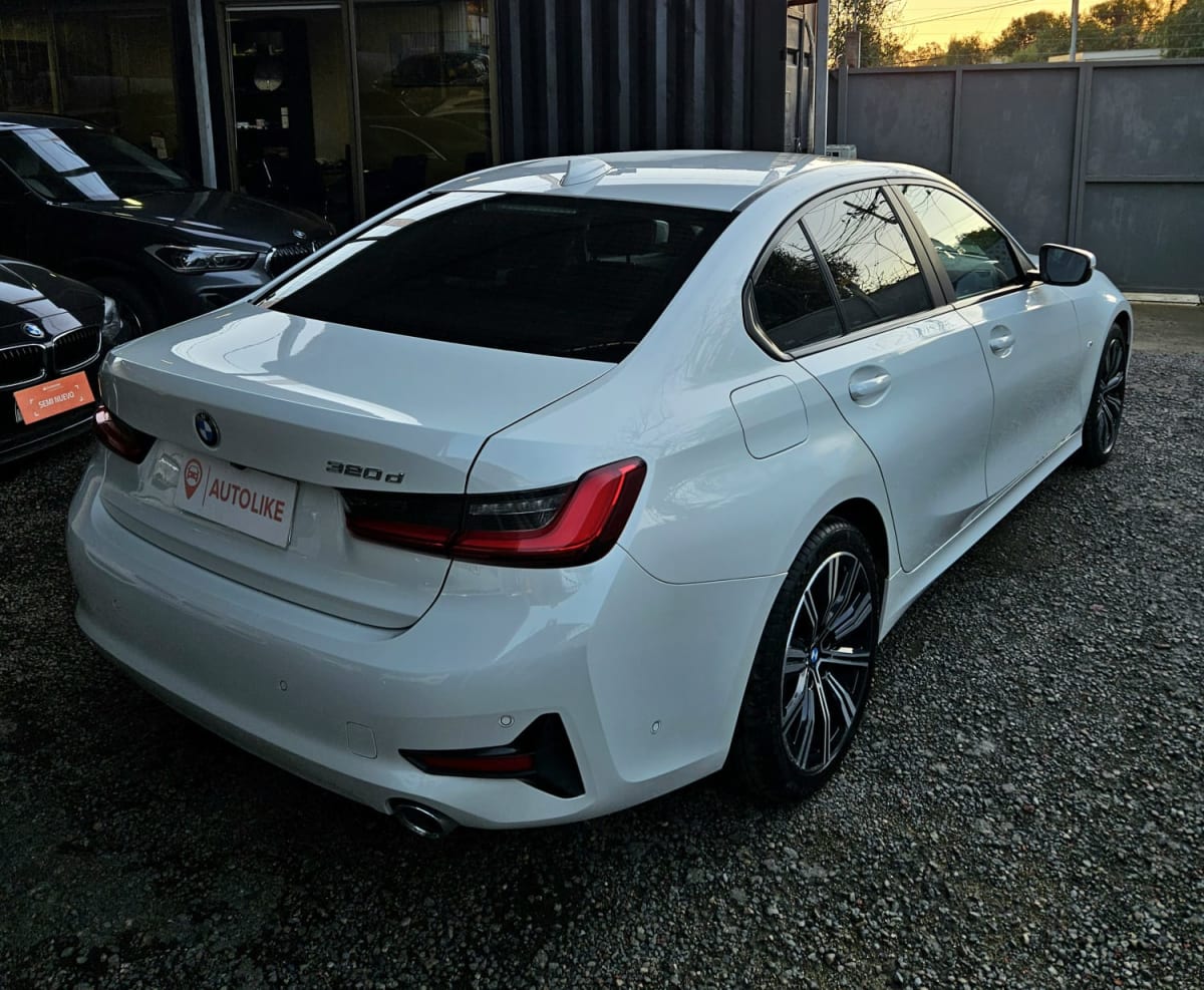 2020 BMW 320D 2.0 Blanco - Miniatura 4