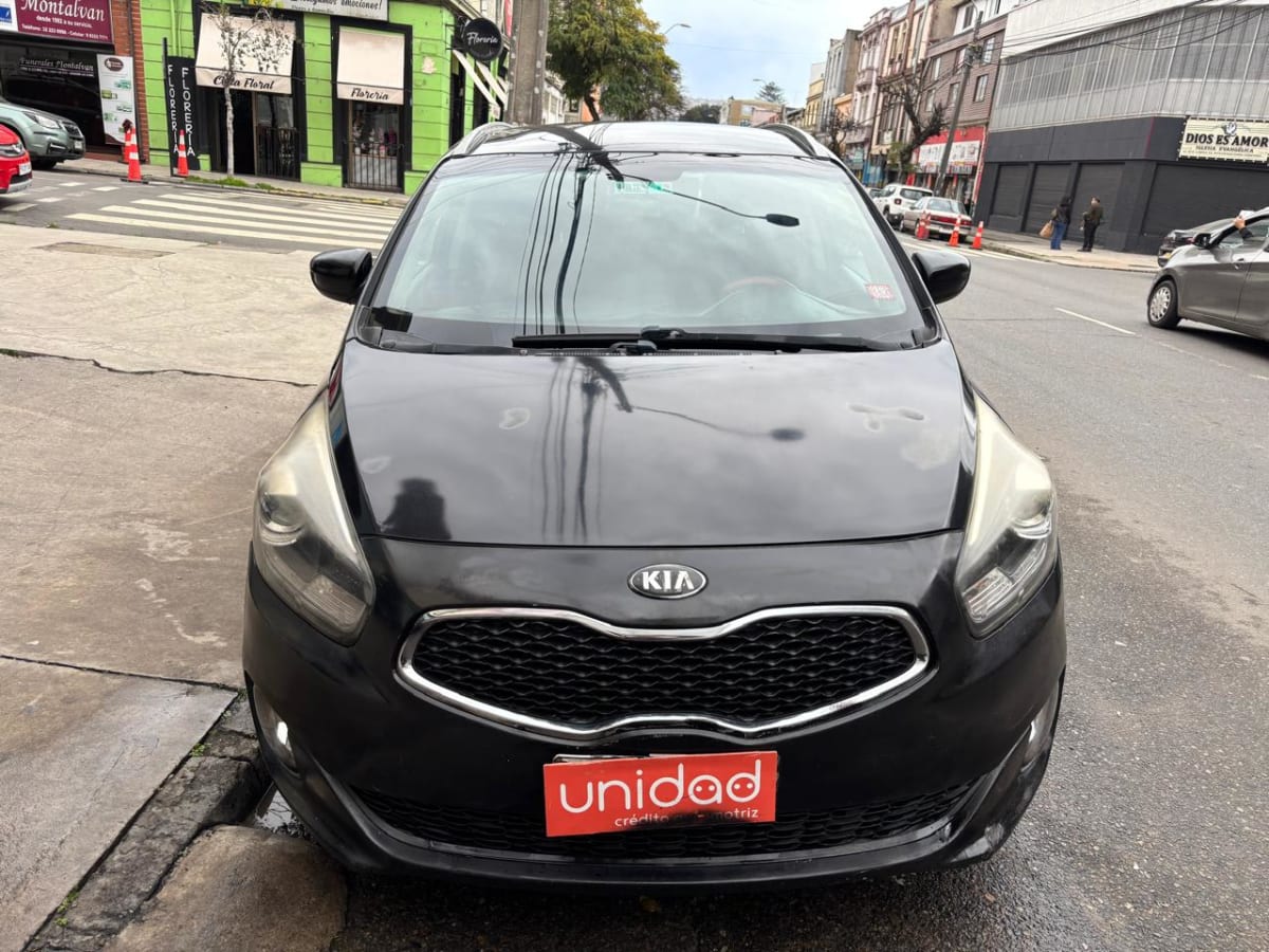 2016 Kia CARENS EX 3 C/ASI Negro - Miniatura 2