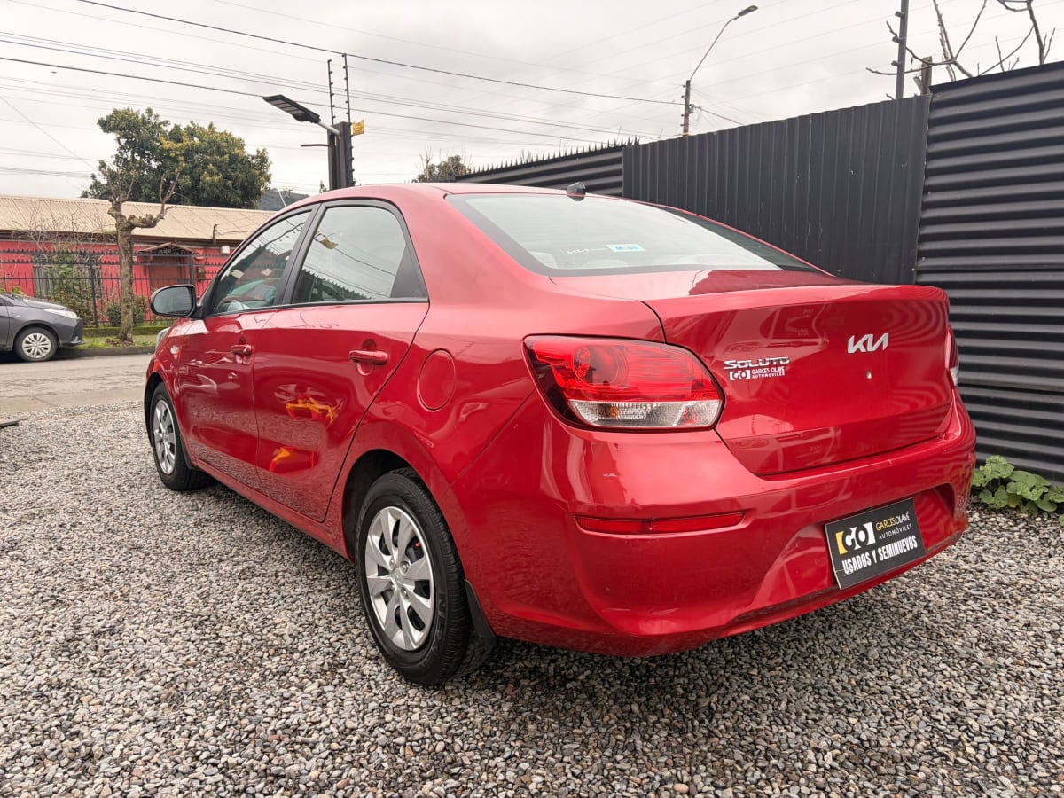 2023 KIA SOLUTO LX Rojo - Miniatura 2
