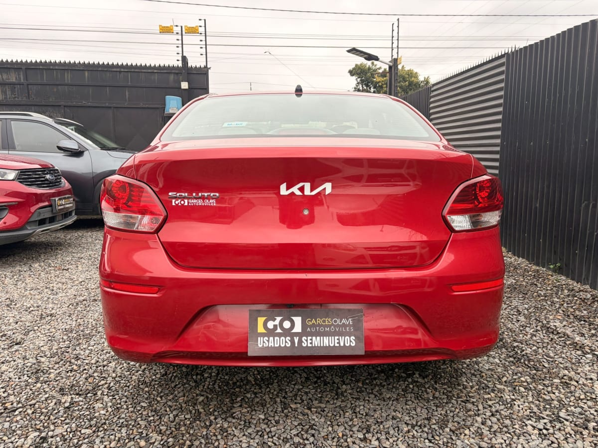 2023 KIA SOLUTO LX Rojo - Miniatura 7