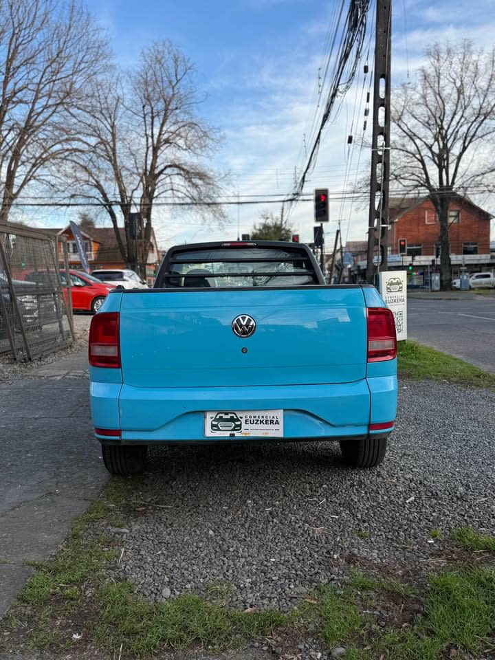 2020 Volkswagen Saveiro 1.6 Azul - Miniatura 3