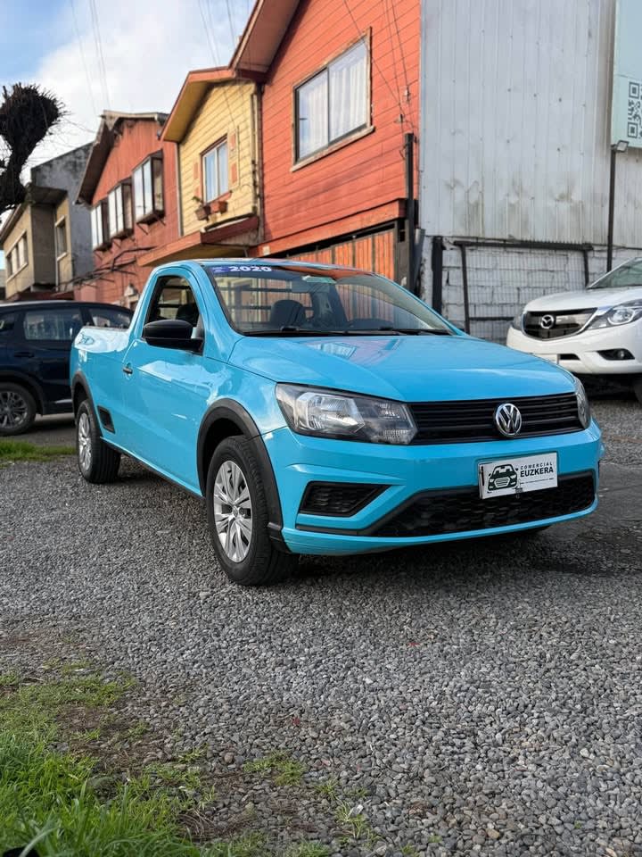 2020 Volkswagen Saveiro 1.6 Azul - Miniatura 6