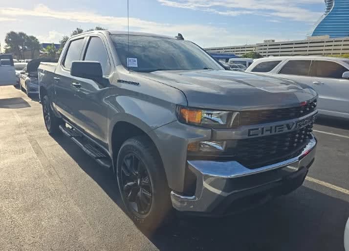 2021 Chevrolet Silverado 1500 Custom Gris - Miniatura 2