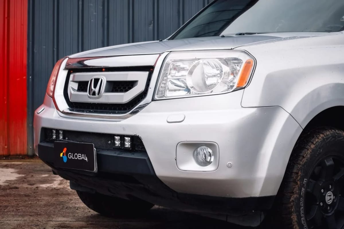 2012 Honda Pilot Touring Gris - Miniatura 2