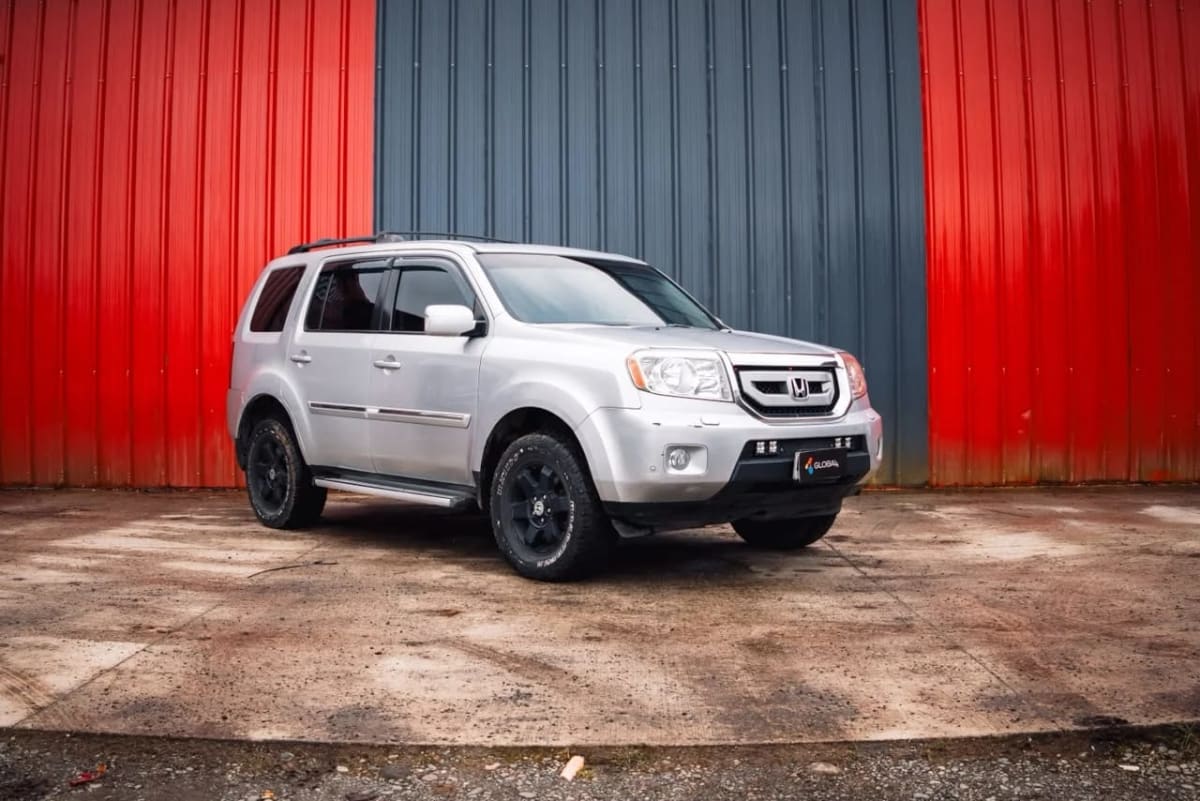 2012 Honda Pilot Touring Gris - Miniatura 9
