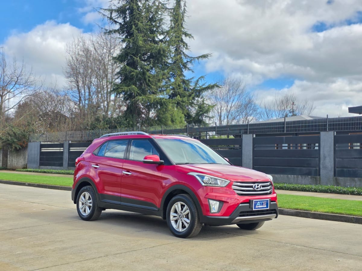 2017 Hyundai CRETA GLS GLS Rojo Burdeo - Miniatura 2